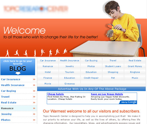 wordpress blog layout customization image